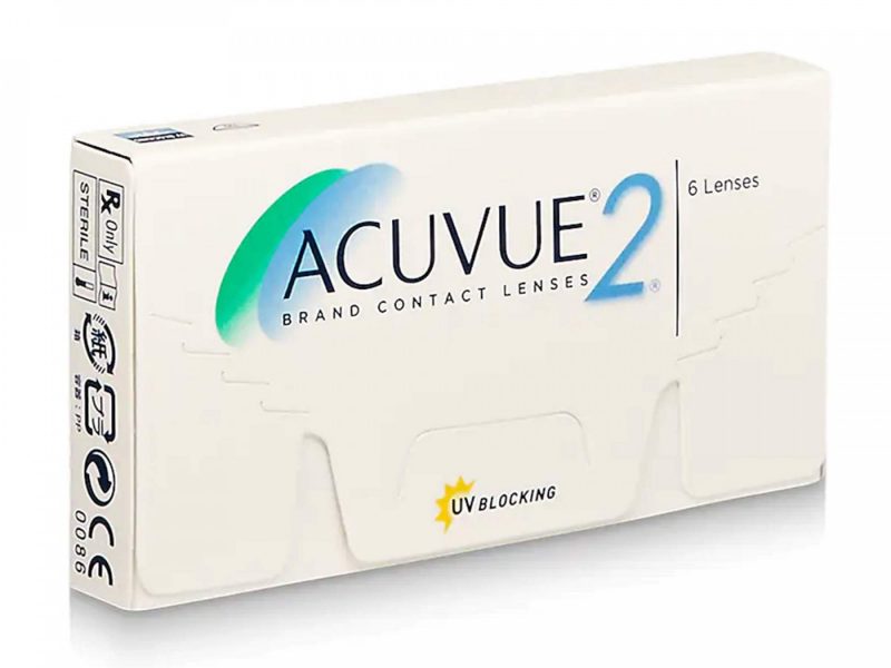 Acuvue 2 (6 unidades), Lentes de contacto 1-2 semanales