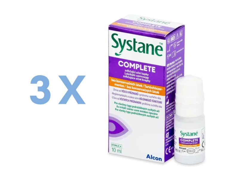 Systane Complete sin conservantes (3 x 10 ml)