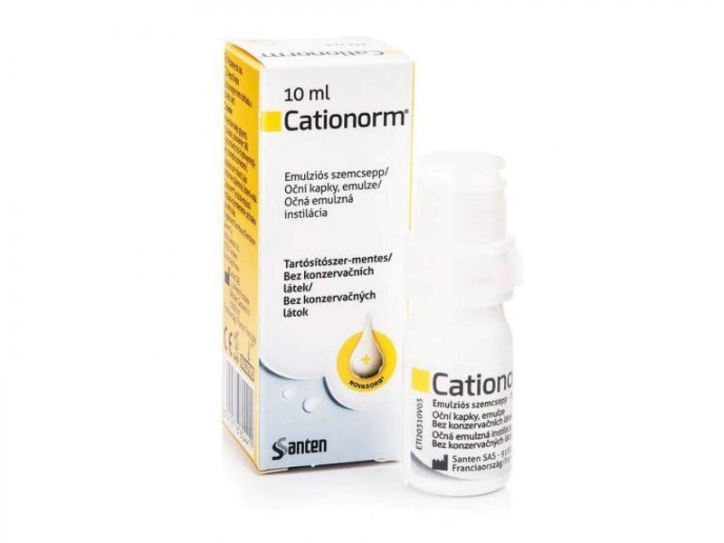 Cationorm (10 ml), gota de ojos