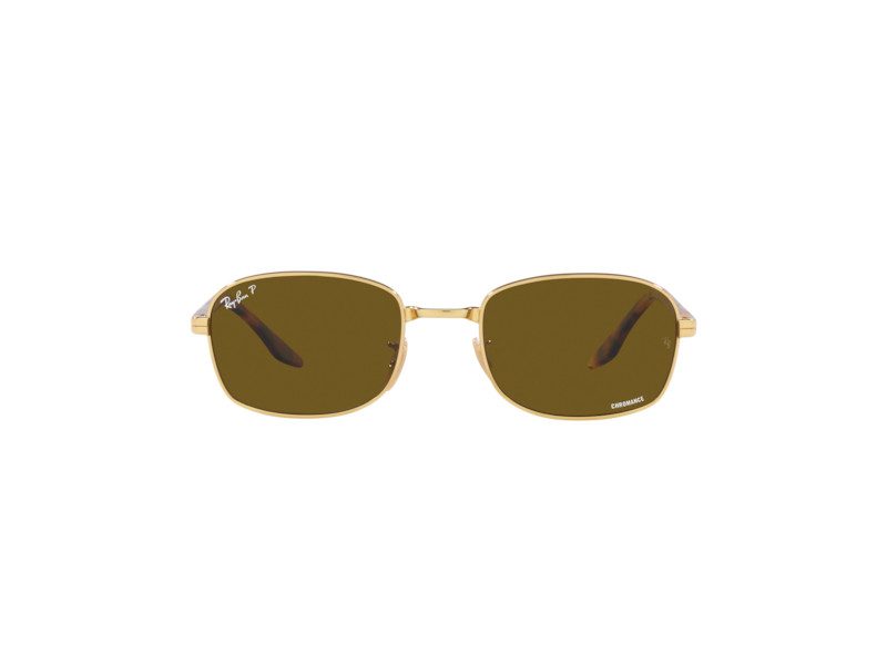 Gafas de sol doradas Ray-Ban con lentes marrón