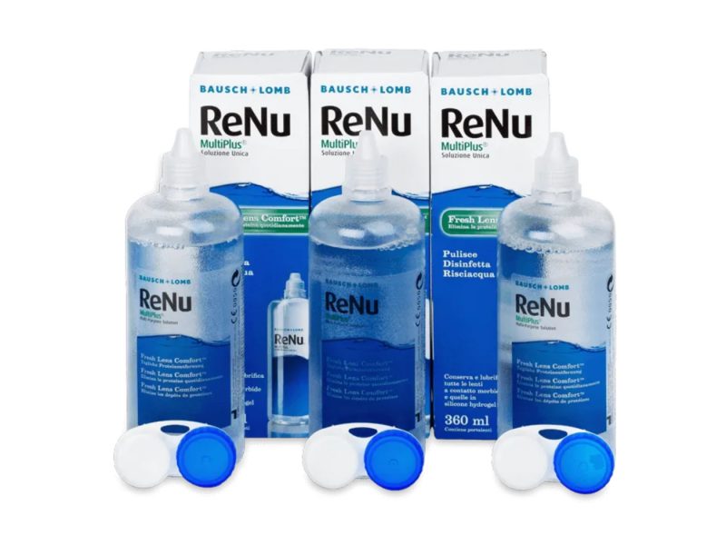 ReNu MultiPlus (3x360 ml), solución y estuche para lentillas