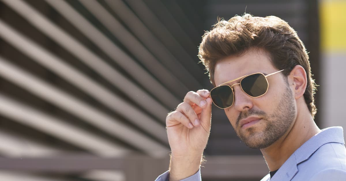 Gafas de sol de diseñador para hombres